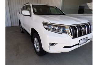 2021  Toyota Landcruiser Prado GXL SUV (White) Pre-Owned Car Thumbnail