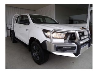 2022  Toyota Hilux SR Ute (White) Pre-Owned Car Thumbnail