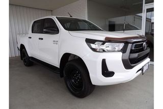 2021  Toyota Hilux SR Ute (White) Pre-Owned Car Thumbnail