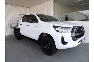 2022 Toyota Hilux SR Ute (White) Pre-Owned Car Thumbnail