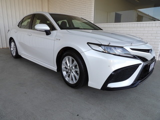 2021 Toyota Camry Hybrid Ascent Sport 2.5L Auto CVT Sedan 2Z76740 001 Sedan (Frosted White) Pre-Owned Car Thumbnail