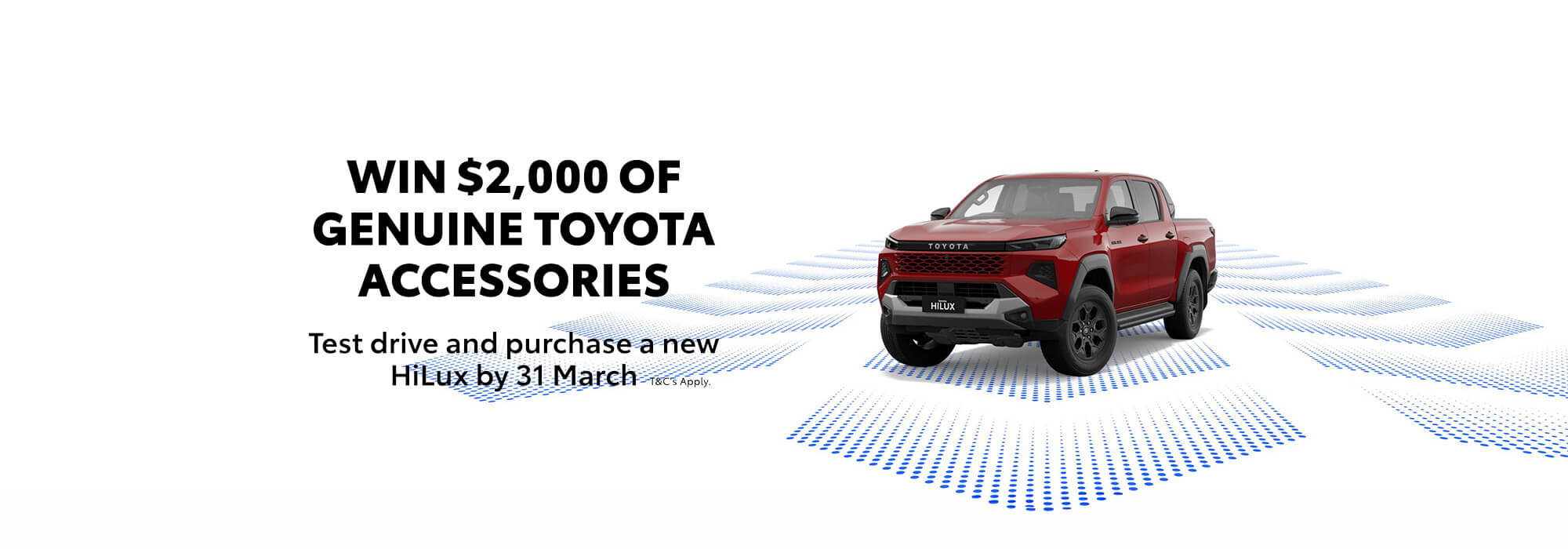WIN $2,000 of Genuine Toyota Accessories